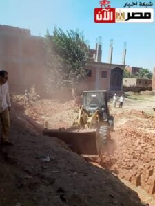 إزالة مبني مخالف بالكامل بالقليوبية