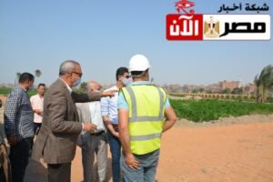 الهجان يتابع أعمال رصف شركات البترول