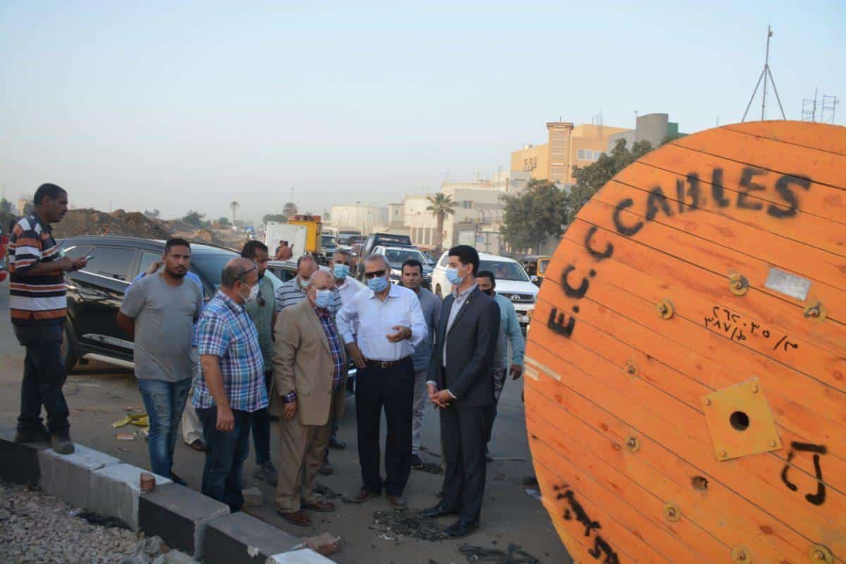 محافظ القليوبية يتفقد عدد من المشروعات القومية بالمحافظة
