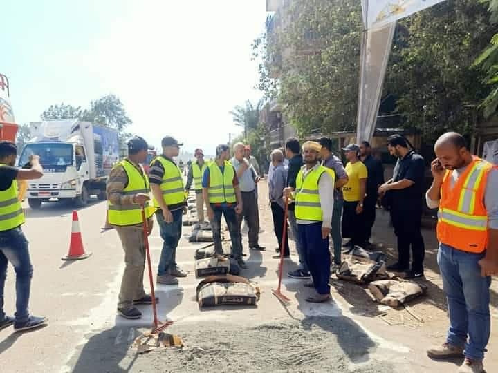 تطوير ورفع كفاءة وتطوير الطرق بطوخ