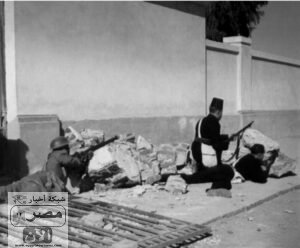 رجال الشرطه في موقعه الاسماعلية