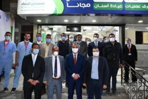 محافظ الفيوم يتابع سير العمل بمستشفى الشفاء