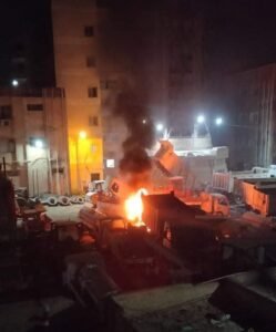 السيطرة على حريق بسيارة قمامة بمجلس مدينة طوخ وإحالة الواقعة للشئون القانونية 