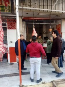 ضبط كميات كبيرة من اللحوم والأسماك الغير صالحة الإستهلاك الأدمي بحي غرب شبرا الخيمة 