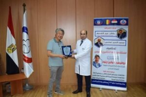 شكر وتقدير للدكتور محمد صلاح مدير مستشفي التأمين الصحي ببنها