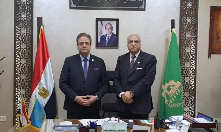 مدير تعليم القليوبية " يستقبل نائب رئيس جامعة بنها الأهلية