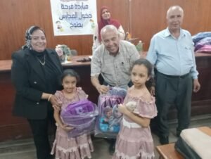 بحضور نائب محافظ القليوبية مجلس مدينة طوخ  يشارك الطلاب فرحتهم بالعام الدراسي الجديد