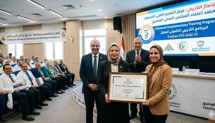 طب بنها يحصد اعتماد المجلس الصحي المصري للتطوير المهني (CPD)