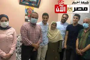 رئيس مجلس مدينة المحله الكبرى يكرم سيدة القطار