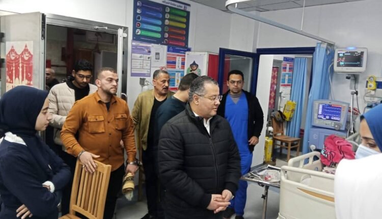 الدخاخني " يُجري جولة تفقدية بمستشفيات جامعة بنها